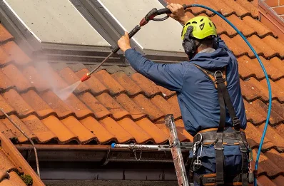 Démoussage et hydrofuge de toiture à Aubussargues